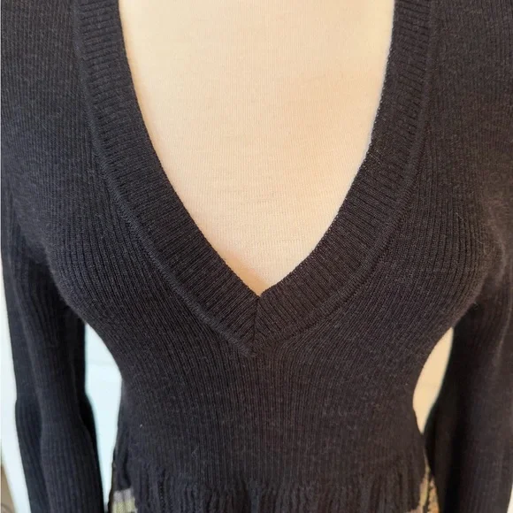 Elegant Black and Multicolor Missoni Knit Dress - Picture 2 of 8